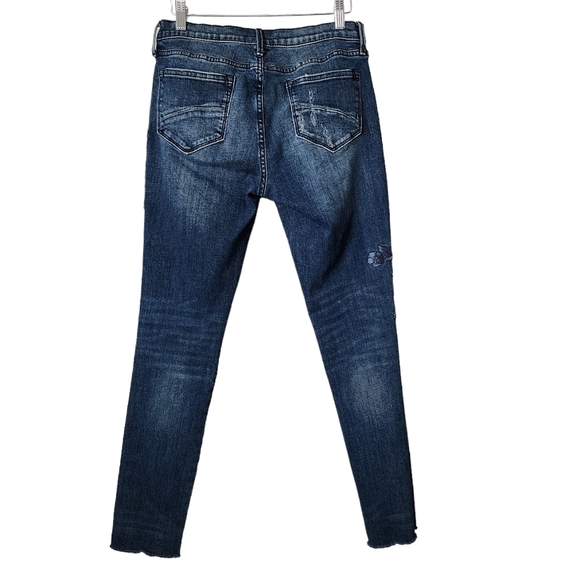 DRIFTWOOD x ANTHROPOLOGIE Janice Skinny‎ jeans floral embroidery Festival 27 - Picture 2 of 9